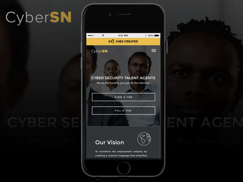 CyberSN - Mobile/Responsive Design