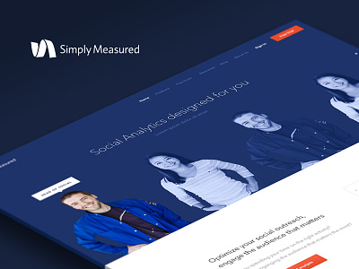 Simply Measured UI Redesign design minimal photography simply measured typography ui ux