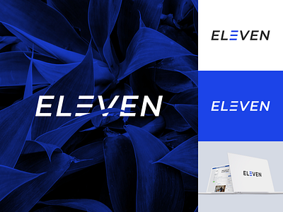 Eleven Writing Studios Logo Design 📝 brand identity branding design illustrator local business logo logo designer logodesign logotype minimal minimalism minimalist logo modern logo tech logo technology vector writing