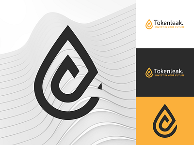 Tokenleak Logo Design 💧 abstract logo brand identity branding clean cryptocurrency design illustrator local business logo logo designer logo mark logodesign logotype minimal modern logo news professional startup technology vector