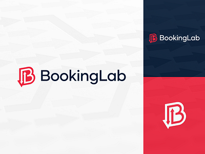 Booking Lab Logo Design Concept 1 (4) brand identity branding clean design illustrator lettermark logo logo designer logo mark mark minimal modern logo tech logo technology logo vector