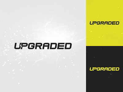 Negative Space Logotype Concept For Upgraded