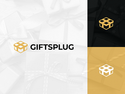 Giftsplug Ecommerce Shopify Logo Mark Design brand identity branding clean creative design ecommerce gift gift box identity logo logo mark minimal modern logo present shopify