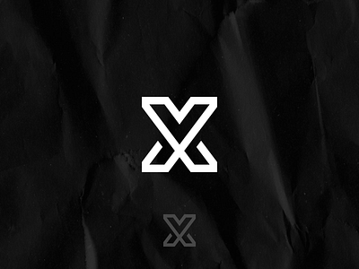 V X Monogram Logo Design Concept