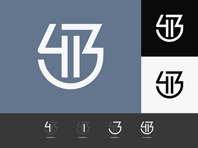 Final '413' Logo Design Mark For ICDAT