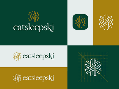 EatSleepSki Logo Design