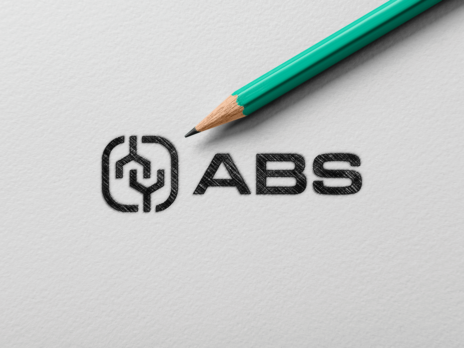 ABS Wrench & House Logo Mark Concept brand designer brand identity branding builders building building services clean construction home house logo logo concept logo design logo designer logo mark logomark minimal negative space spanner wrench