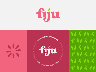 Fiju Cuban Juice Brand brand identity branding cuba cuban distinct flow fresh fruit fun havana identity juice brand logo logotype quirky tropic tropical type typography vibrant