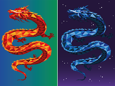 Dragon art illustration digital low poly low poly lowpoly lowpolyart product illustration