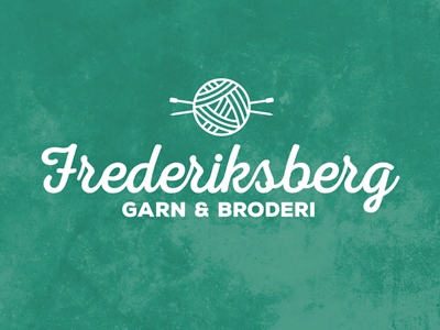 Frederiksberg Garn & Broderi embroidery logo
