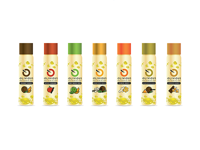 Olive Oil Illustrated Packaging design illustrated label oil olive packaging