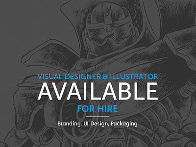 Visual Designer & Illustrator Available For Hire available for hire graphic designer illustration illustrator label design packaging ui design visual designer