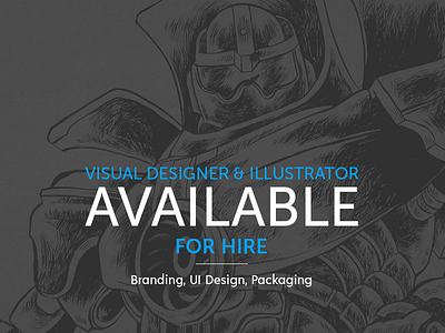 Visual Designer & Illustrator Available For Hire
