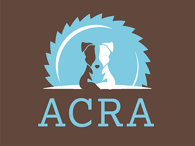 ACRA Logo Design animal carpentry circular saw cute dog logo logo design saw