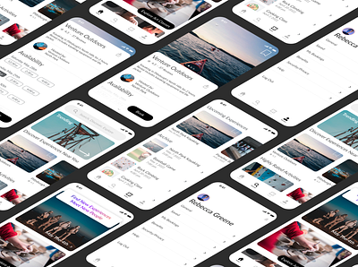 Bookings Mobile App airbnb appdesign bookings branding design discover events home mobile mobiledesign productdesign profile reservation search ui uiux ux uxui vrbo
