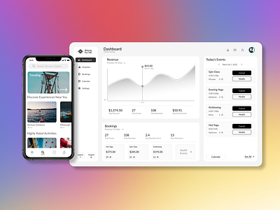 Bookings Mobile App + Dashboard