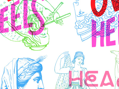 Musicals + 80s?! hand lettering handlettering logo musical process procreate theater