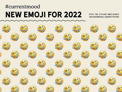 New Emoji for 2022 covid design emoji funny icon mental health pandemic pattern