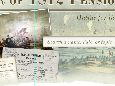 Searching 1812 history search