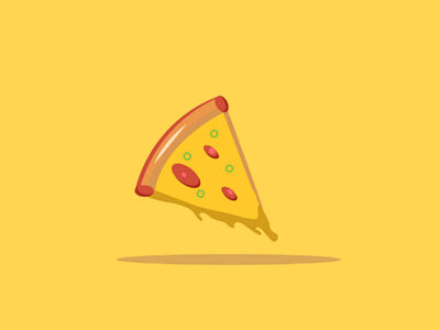 Pizza illustration art flatdesign