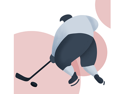 “The struggle is real - why hockey butts and jeans don’t mix” drawing hockey illustration sport