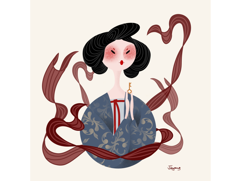 The Key china storytelling art illustration drawing