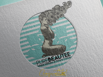 Pure Beautee beauty bar brand identity branding charismatic art graphic design logo logo design logo inspiration