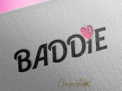 Baddie Logo branding charismatic art fashion graphic design illustration illustrator inspiration logo logo design makeup