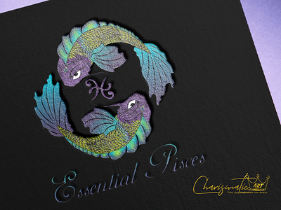 Essential Pisces Logo art brand branding charismatic art graphic design illustration illustrator inspiration logo logo design