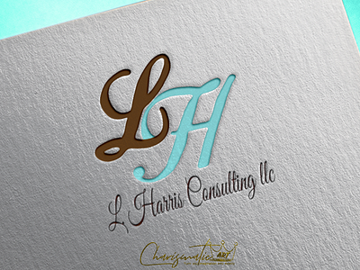 L Harris Consulting llc Logo art brand branding charismatic art graphic design illustration illustrator inspiration logo logo design