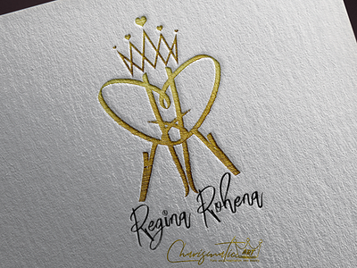 Regina Rohena Logo (Hidden Image) actress brand celebrity charismatic art dj hostess logo model radio talk show talk show host unique