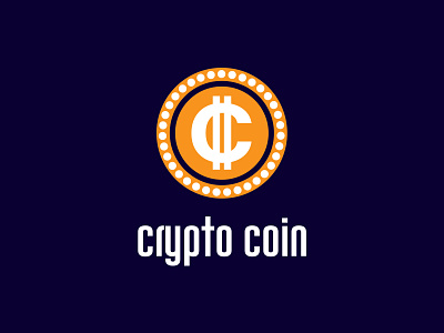 Crypto Coin Creative Logo