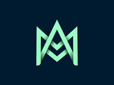 MA Letter Logo Design
