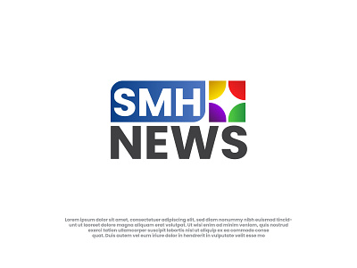 SMH NEWS adobe illustrator agency logo brand identity brand mark branding creative logo design graphic design illustration logo logo design logo design concept logo idea logo inspiration logo mark modern logo news agency news agency logo news logo vector