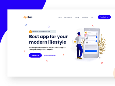 App Landing Homepage