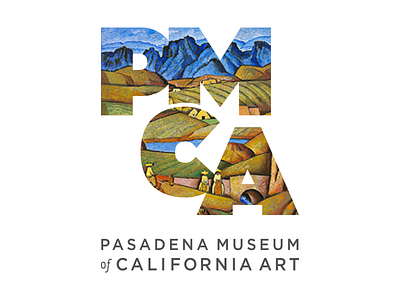 PMCA Branding: Alfredo Ramos Martínez Exhibition art branding california design logo museums overlay pasadena
