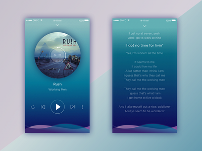 Music With Breathe app design music