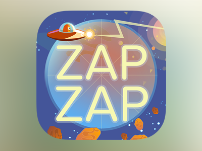 Zap Zap Fractions app education icon