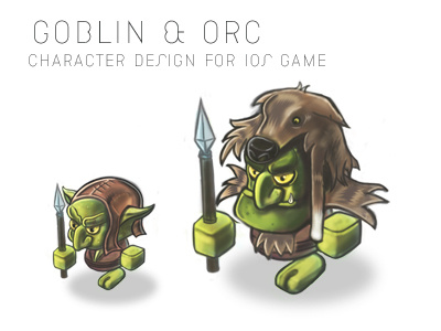 Goblin & Orc: Character Design for iOS Game