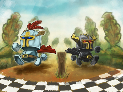 Knight S Run Dribbble game illustration ios