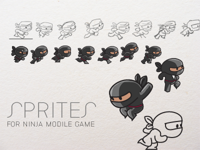 Ninja Game Sprite Animation