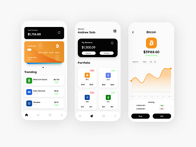 Crypto Trading App Ui Design. by Prateek.ui on Dribbble