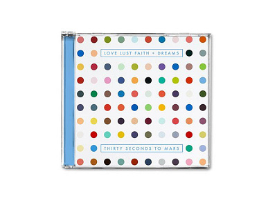 LOVE LUST FAITH + DREAMS album cd dots packaging