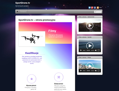 Sport Drone web website