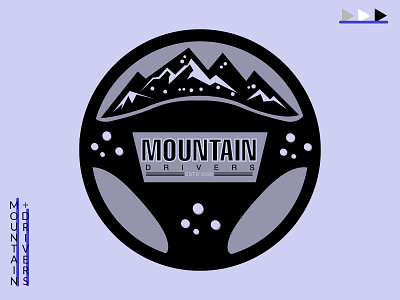 Mountain Drivers Logo app art branding business card design ecommerce flat graphicdesign illustration logo minimal typography ui ux web website