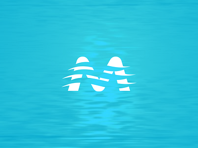 M river logo app icon logo ui