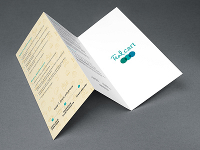 Tri Fold Brochure Design for Tealcart brochure design fold tri