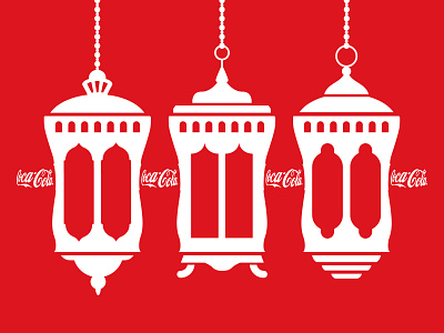 Coca-Cola Ramadan Design branding cocacola graphic design illustration lantern ramadan