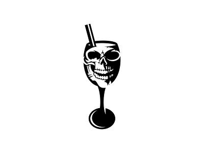 arsenic drinks arsenic artwork death design drink flat design glass horror art illustration logo design logotype printing skull skull art toxic tshirt design