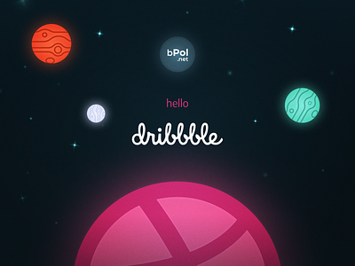 Hello Dribbble app branding design icon illustration illustrator logo ux web website